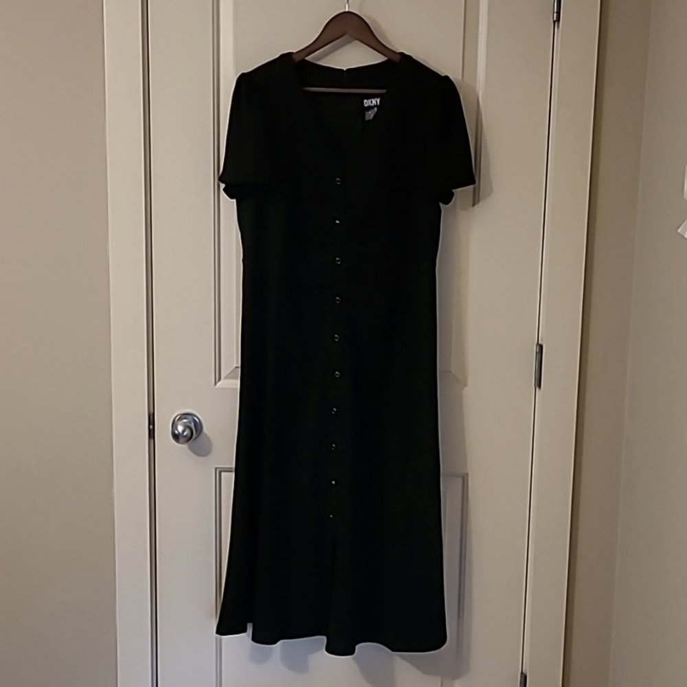 Women's DKNY Midi Button Dress